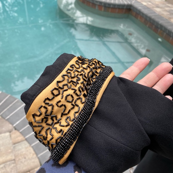 Eva Polini Couture blazer heavily beaded size 12 - Picture 4 of 7